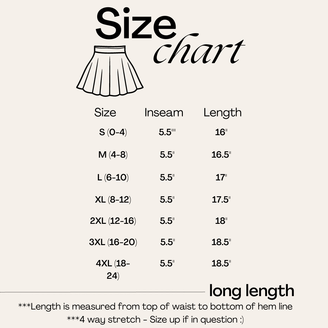 B by Bibbidi - Pleated Tennis Skirt (Red - Longer Length)