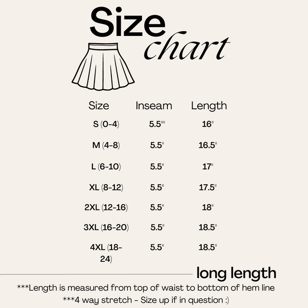 B by Bibbidi - Pleated Tennis Skirt (Red - Longer Length)