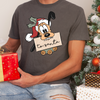 Christmas Pluto Holding Letter to Santa Unisex Holiday T-Shirt