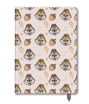 Chip N Dale A6 Faux Leather Notebook