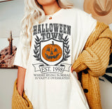 Halloween Town Ivory Unisex Tee Shirt