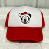 Mickey Santa Embroidered Trucker Hat