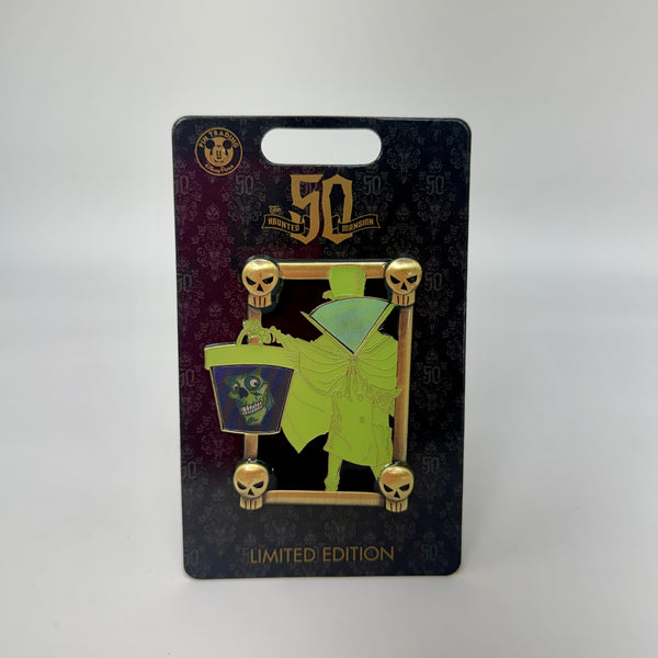 Haunted Mansion 50th Anniversary - Disney Parks Disneyland 2019 Limited Edition Lenticular Hatbox Ghost Trading Pin (LE)