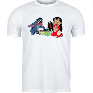 Lilo & Stitch Record Player Unisex T-Shirt