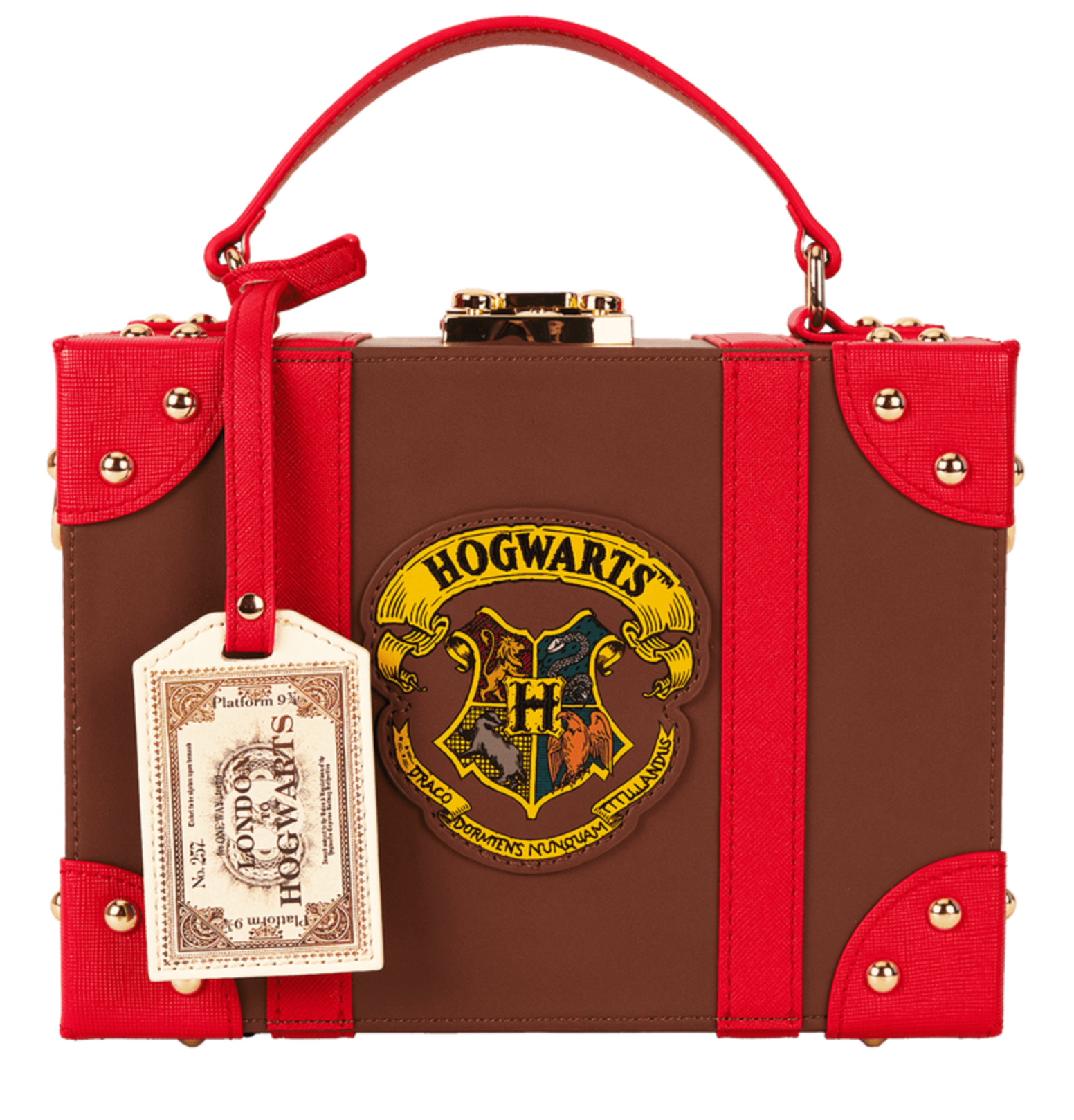 Loungefly Harry Potter Hogwarts Express Luggage Trunk Crossbody Bag