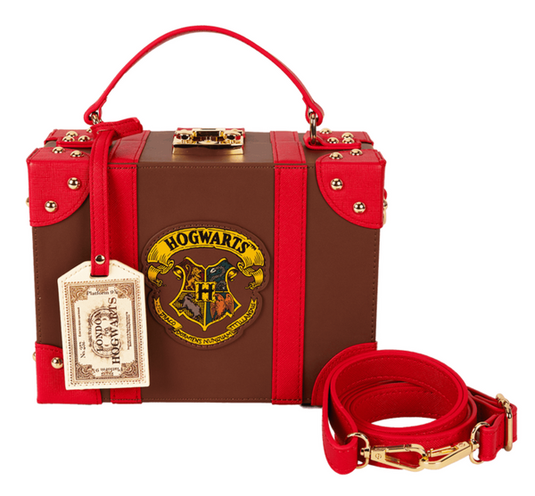 Loungefly Harry Potter Hogwarts Express Luggage Trunk Crossbody Bag