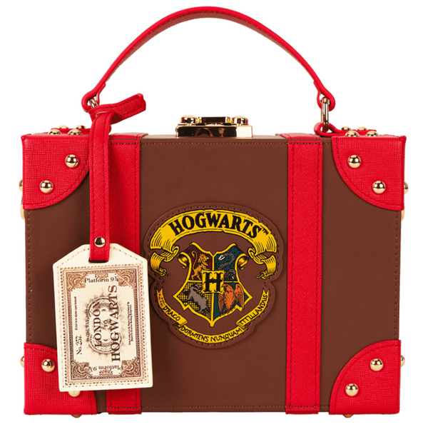 Loungefly Harry Potter Hogwarts Express Luggage Trunk Crossbody Bag