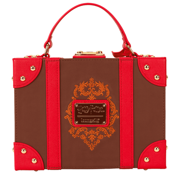 Loungefly Harry Potter Hogwarts Express Luggage Trunk Crossbody Bag