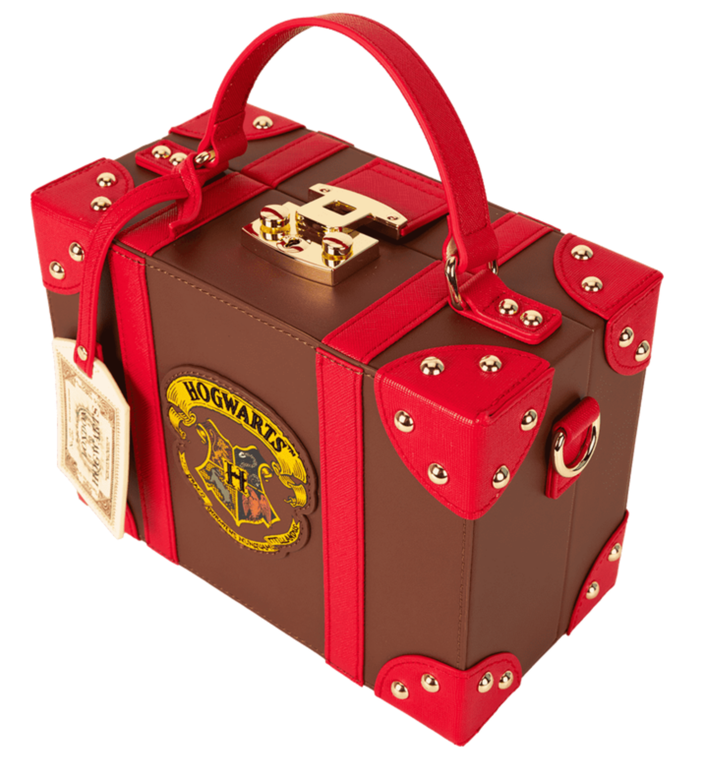 Loungefly Harry Potter Hogwarts Express Luggage Trunk Crossbody Bag