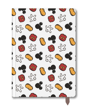 Mickey Icons A6 Faux Leather Notebook
