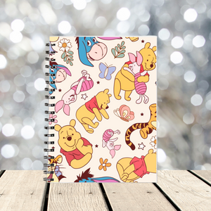 Pooh & Friends A5 Spiral Bound Notebook
