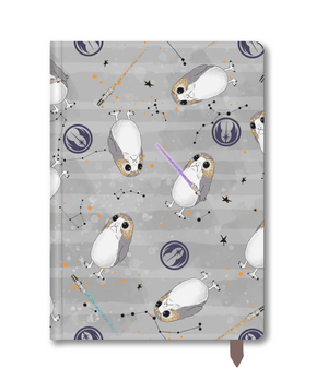 Star Wars Porgs A6 Faux Leather Notebook