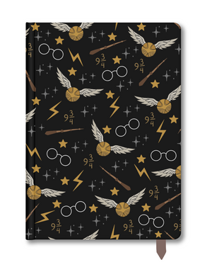 Harry Potter Golden Snitch A6 Faux Leather Notebook