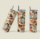 Spooky Boho Halloween Elements | 20oz "Inflatable" Skinny Stainless Tumbler