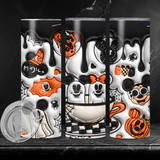 Mickey & Minnie Halloween | 20oz "Inflatable" Skinny Stainless Tumbler