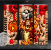 Halloween Tigger Coffee | 20oz "Inflatable" Skinny Stainless Tumbler