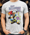 Retro Giant Halloween Hex Magic De Spell & Scrooge Unisex Tee Shirt