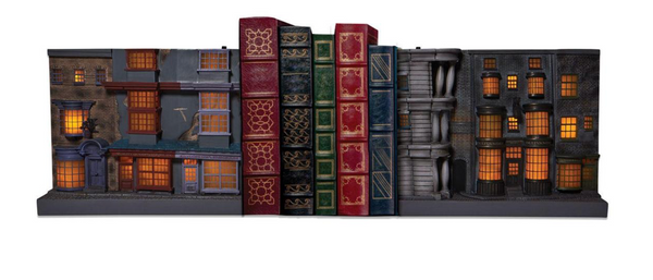 Wizarding World of Harry Potter Diagon Alley Light Up Book Ends