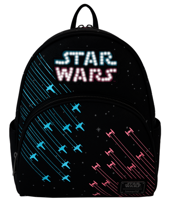 Loungefly Star Wars Rebels vs Empire Galactic Light Up Glow Mini Backpack