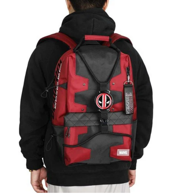 Marvel Deadpool Bungee Suit-Up Character Backpack