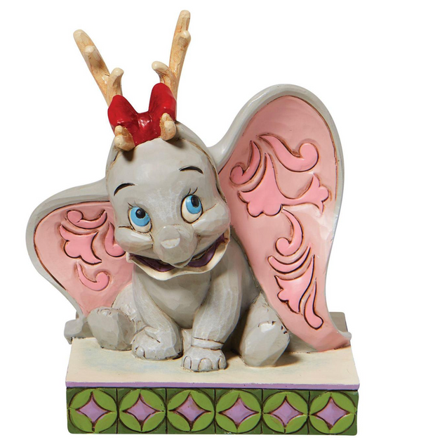 Disney Traditions by Jim Shore - Dumbo "Santa's Cheerful Helper" Figure