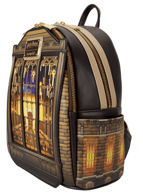 Loungefly Harry Potter The Great Hall Light Up Mini Backpack