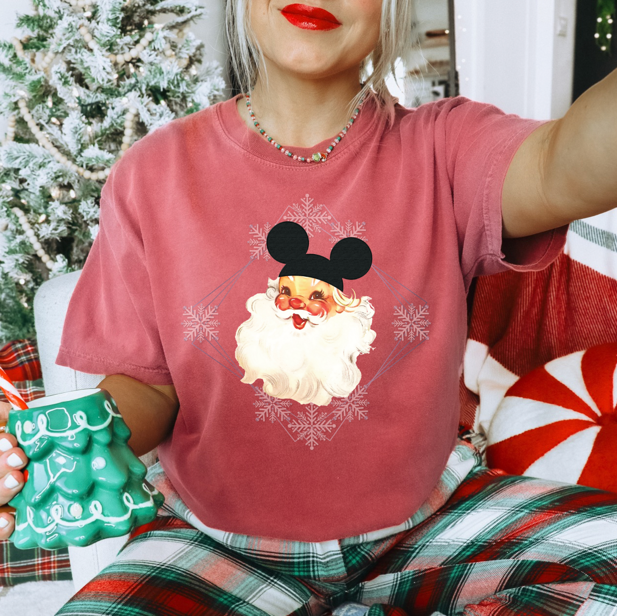 Bibbidi Exclusive Jolliest Leader Snowflakes Unisex Holiday T-Shirt