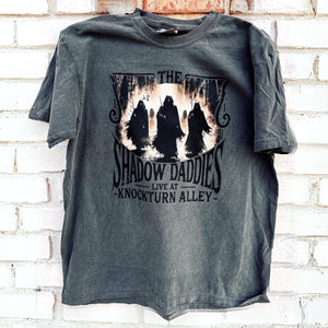 Wizarding World Inspired Dark Arts Death Eater "Shadow Daddies" Vintage Band Comfort Colors Pepper Unisex T-Shirt