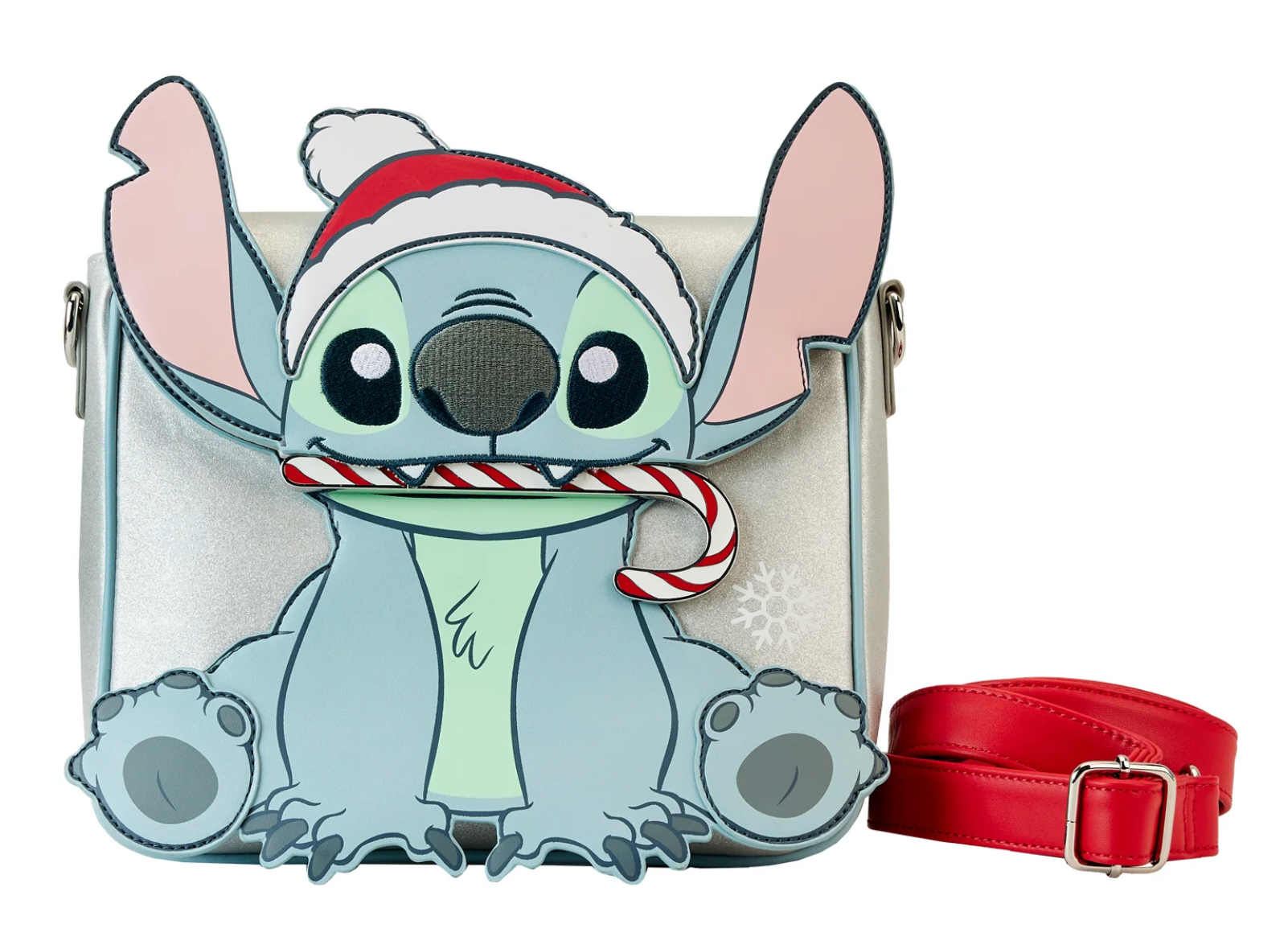 Loungefly Disney Lilo & Stitch Santa Hat Crossbody Bag