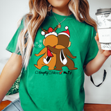 Bibbidi Exclusive Naughty, Nice, Nuts Chipmunks Unisex Holiday T-Shirt
