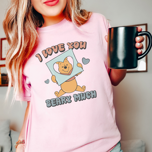 Valentine's Pooh I Love You Beary Much  Unisex T-Shirt