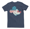 Disney Licensed Apparel Patriotic Mickey Americana Flag Unisex T-Shirt