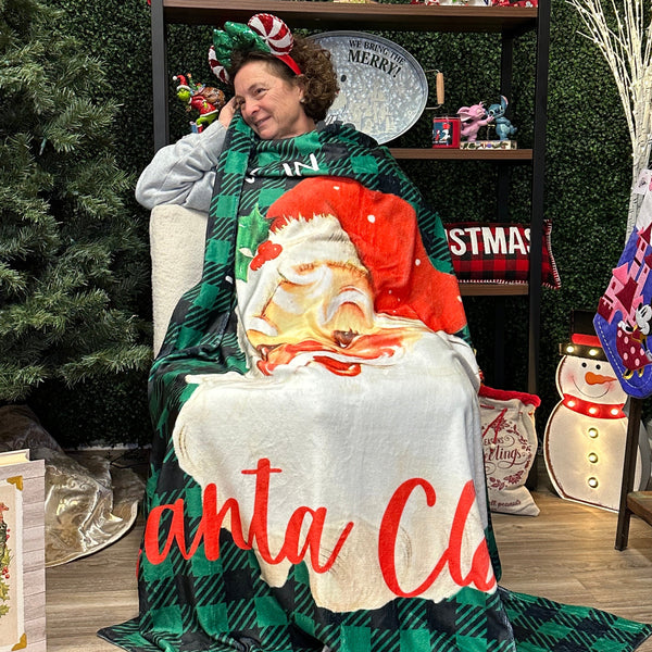 50"x60" Fleece Throw Blanket - I Believe in Santa