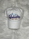 Bibbidi Exclusive Splash Mountain Inspired White Distressed Adjustable Hat