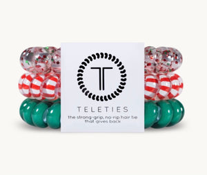 Holiday Themed Teleties Hair Ties - Size Large