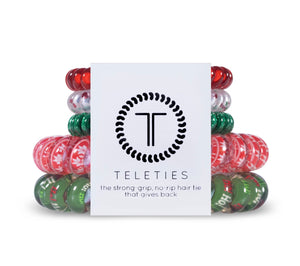 Holiday Themed Teleties Hair Ties - Ugly Sweater Mix Pack