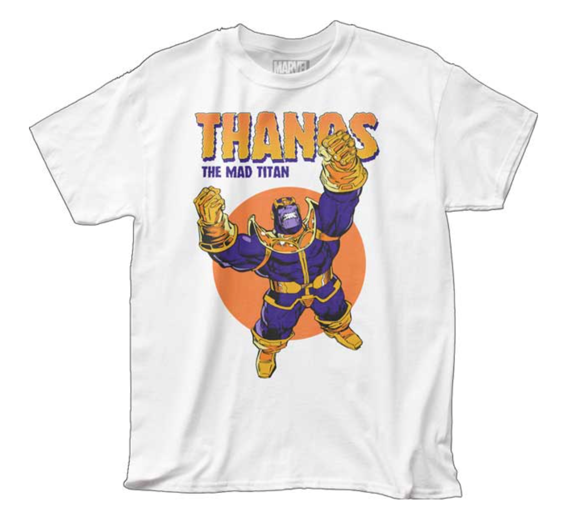 Marvel Licensed Apparel - Avengers Endgame Thanos Mad Titan Unisex T-Shirt