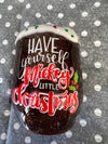 Bibbidi x Gurley Girl Creations Custom Glitter Holiday Tumbler - Main Street Hot Chocolate